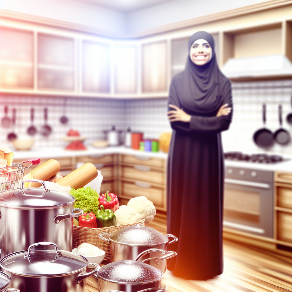 Success with organized kitchen